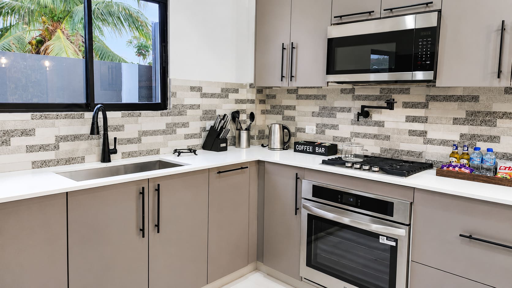 Fully equipped kitchen short term rental eastern Trinidad